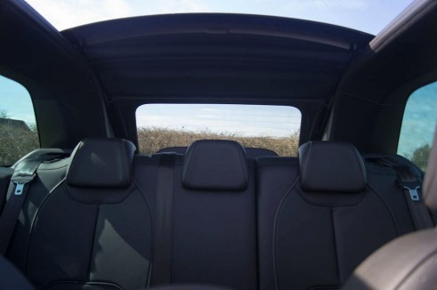 Citroen DS3 Cabrio Review - Roof Partially Folded - carwitter