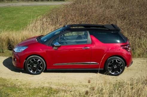 Citroen DS3 Cabrio Review - Side - carwitter
