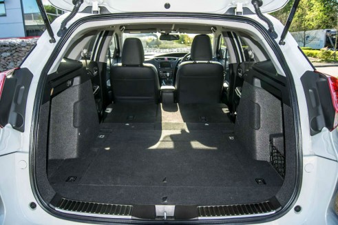 Honda Civic Tourer Review - Boot Seats Folded - carwitter
