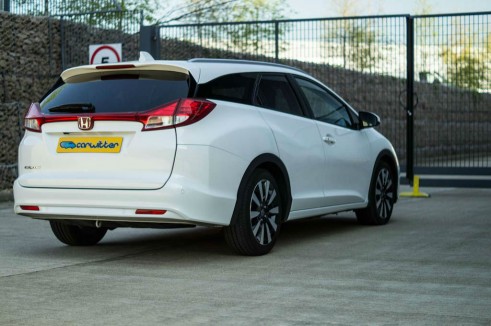 Honda Civic Tourer Review - Rear Angle - carwitter