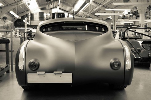 Morgan Factory Visit Tour - Aero 8 Rear - carwitter
