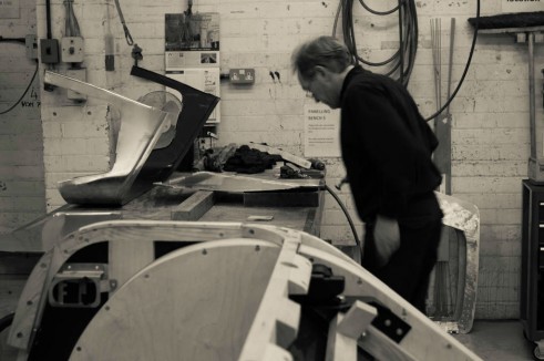 Morgan Factory Visit Tour - Hammering - carwitter