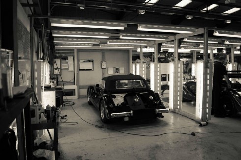 Morgan Factory Visit Tour - Inspection Bay - carwitter