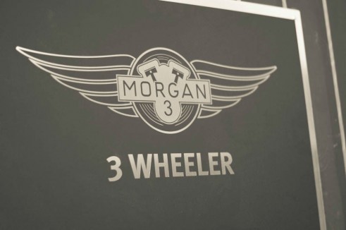 Morgan Factory Visit Tour - Morgan 3 Wheeler Sign - carwitter