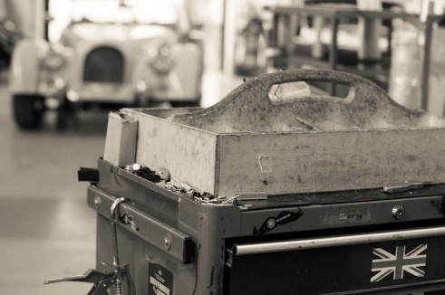 Morgan Factory Visit Tour - Tool Chest - carwitter