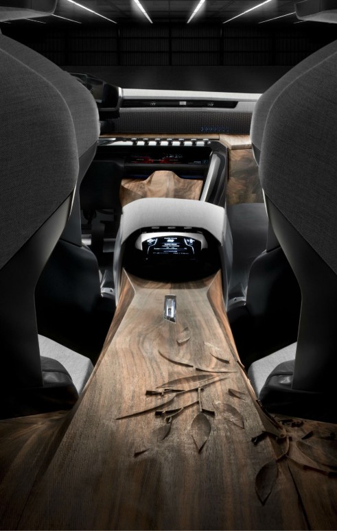 Peugeot EXALT Concept - Interior Tunnel - carwitter