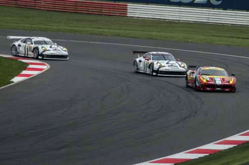 WEC 2014 Silverstone - GT Porsche Ferrari - carwitter