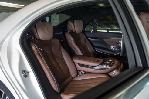 2014 Mercedes S Class Review - Rear Seats - carwitter