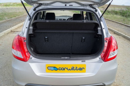 2014 Suzuki Swift Sport Review - Boot Space - carwitter