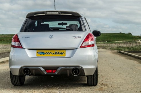 2014 Suzuki Swift Sport Review - Rear - carwitter