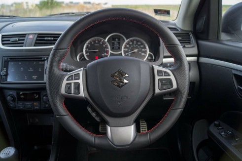 2014 Suzuki Swift Sport Review - Steering Wheel - carwitter