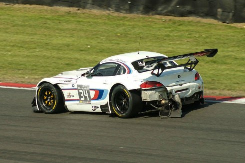 Blancpain 2014 Brands Hatch - BMW Z3 Damage - carwitter