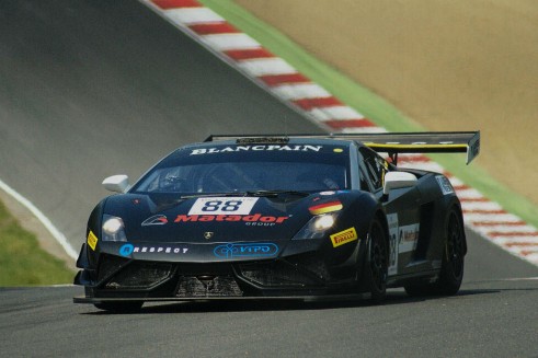 Blancpain 2014 Brands Hatch - Lamborghini Action - carwitter