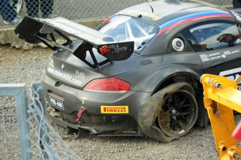 Blancpain 2014 Silverstone - BMW Damage - carwitter