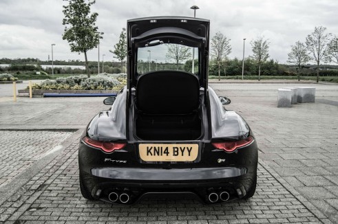 Jaguar F-Type Coupe R Review - Boot Open - carwitter