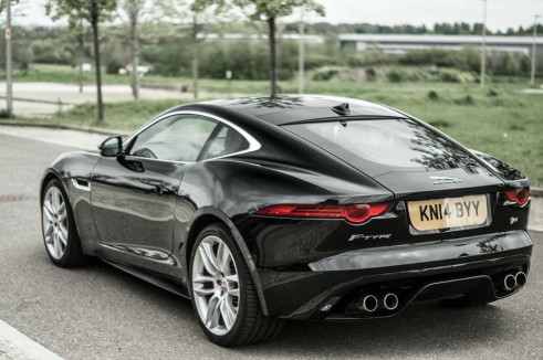 Jaguar F-Type Coupe R Review - Rear Angle - carwitter