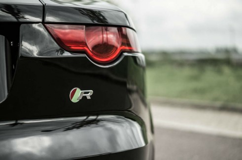 Jaguar F-Type Coupe R Review -Rear R Badge - carwitter