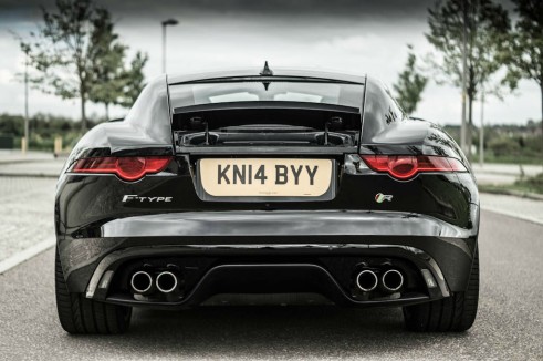 Jaguar F-Type Coupe R Review - Rear - carwitter