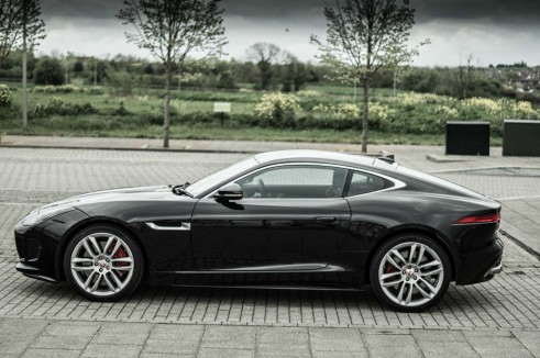 Jaguar F-Type Coupe R Review - Side Scene - carwitter