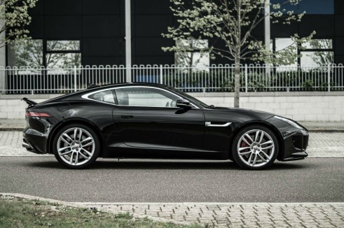 Jaguar F-Type Coupe R Review - Side Spoiler Up - carwitter