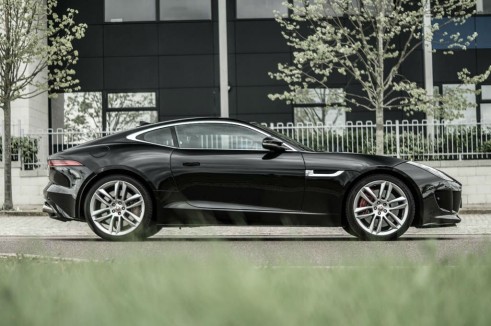 Jaguar F-Type Coupe R Review - Side - carwitter