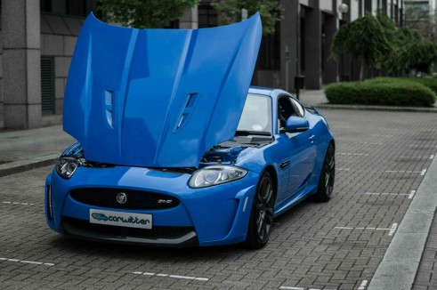Jaguar XKRS Review - Bonnet Up - carwitter