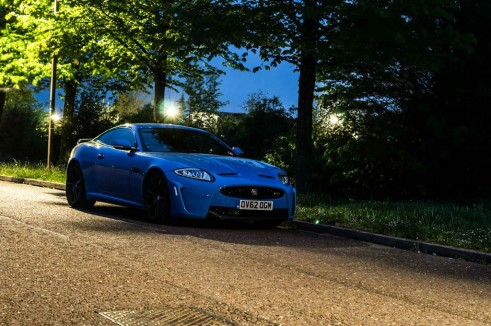 Jaguar XKRS Review - Front Angle Night - carwitter