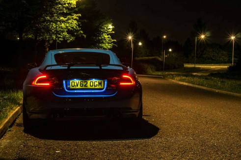 Jaguar XKRS Review - Rear Night - carwitter