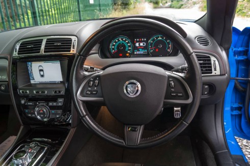 Jaguar XKRS Review - Steering Wheel - carwitter