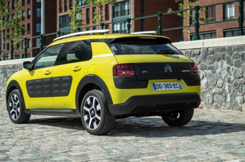 Citroen C4 Cactus Review - Yellow Rear Angle - carwitter