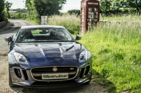 Jaguar F-Type S Coupe - Front Road Scene - carwitter