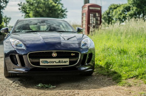Jaguar F-Type S Coupe - Front Scene Phonebox - carwitter