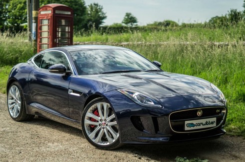 Jaguar F-Type S Coupe - Side Scene Phonebox - carwitter