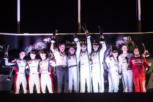 2014 Blancpain Endurance Series Paul Ricard Podium - carwitter