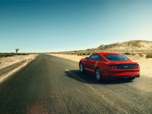 2015 Ford Mustang - Rear - carwitter