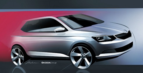 2015 Skoda Fabia tease - carwitter