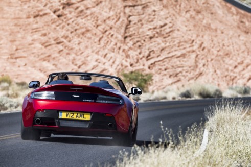 Aston Martin V12 Vantage S Roadster rear - carwitter