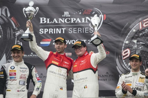 Blancpain Sprint Series Zandvoort podium - carwitter