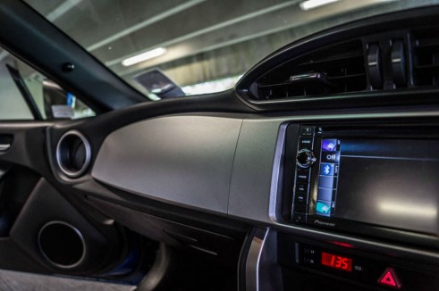 Subaru BRZ Review - Passenger Fascia Panel - Carwitter