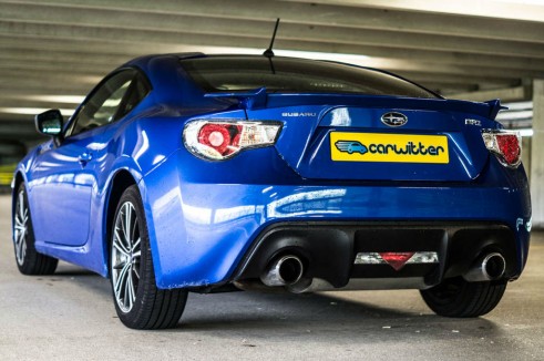 Subaru BRZ Review - Rear Angle - Carwitter