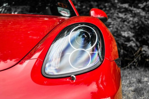 2014 Porsche Cayman Review - Headlight - carwitter