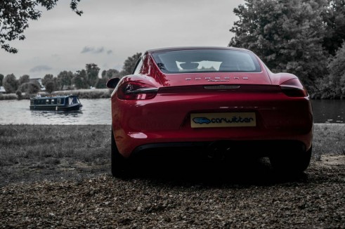 2014 Porsche Cayman Review - Rear Scene - carwitter