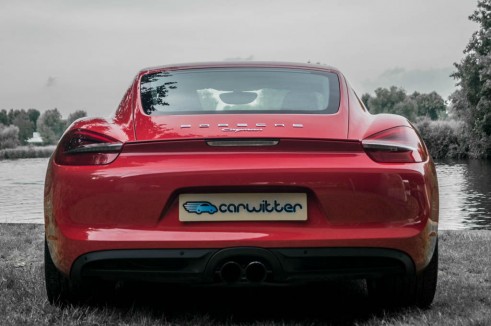 2014 Porsche Cayman Review - Rear - carwitter