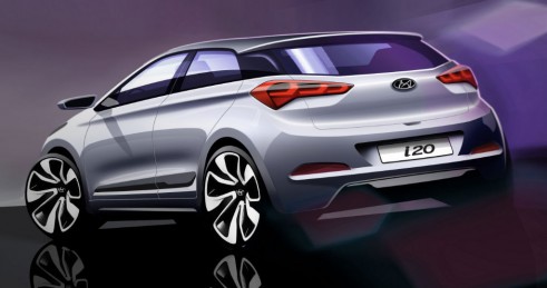 2015 Hyundai i20 tease rear- carwitter