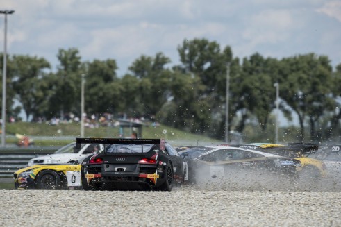Blancpain Sprint Series 2014 Slovakia crash  - carwitter