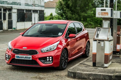 Kia Ceed GT Review - Front Angle Scene 2 - carwitter