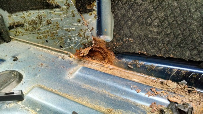 Peugeot 106 GTi Boot Rust 2 - Carwitter