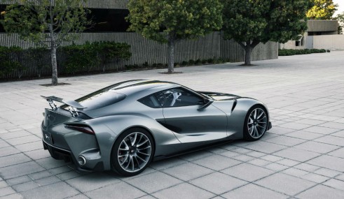 Toyota FT-1 In The Flesh - Rear Angle - carwitter