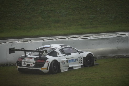 2014 Blancpain Endurance Series Nurburgring 1000 Sainteloc crash - carwitter