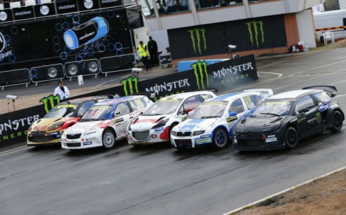 2014 FIA Rallycross Start Line - carwitter
